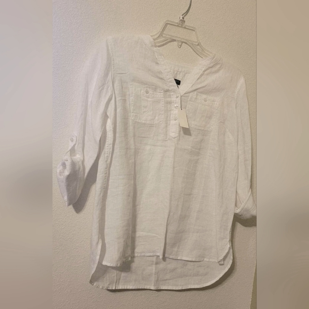 Petite Women's white blouse